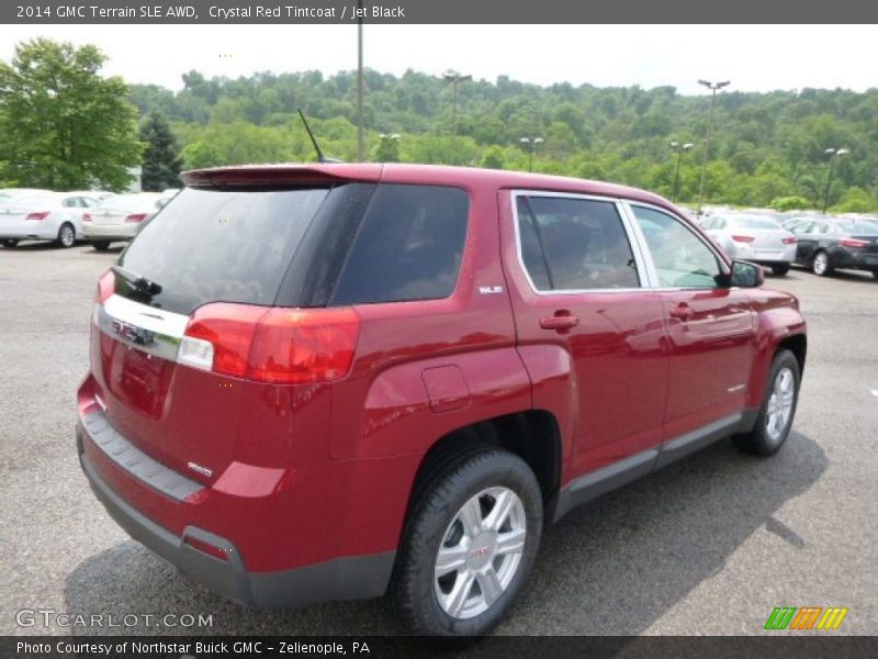Crystal Red Tintcoat / Jet Black 2014 GMC Terrain SLE AWD