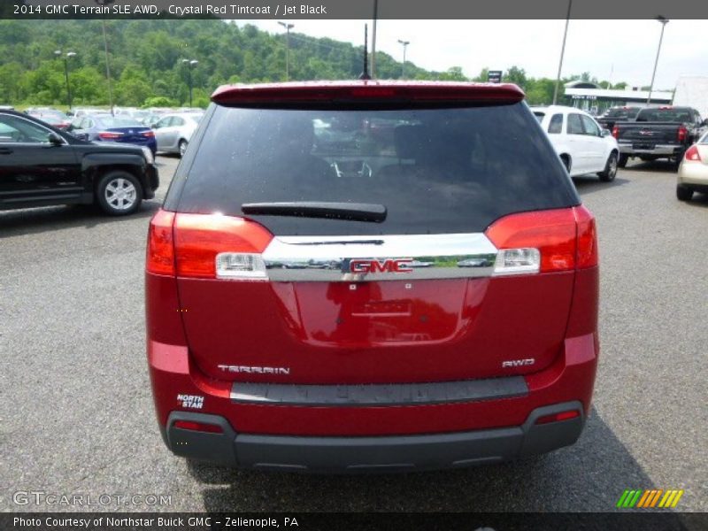 Crystal Red Tintcoat / Jet Black 2014 GMC Terrain SLE AWD