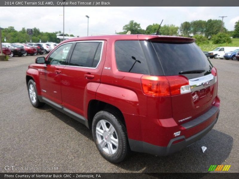 Crystal Red Tintcoat / Jet Black 2014 GMC Terrain SLE AWD