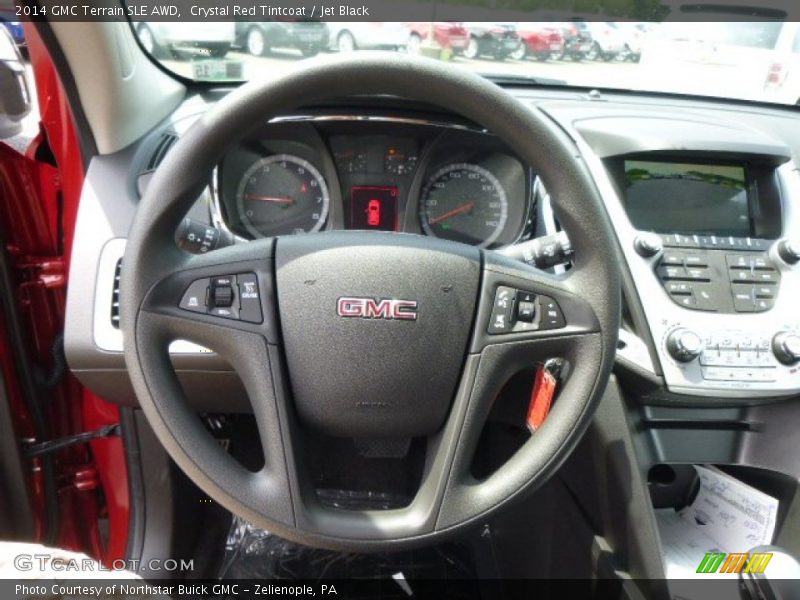 Crystal Red Tintcoat / Jet Black 2014 GMC Terrain SLE AWD