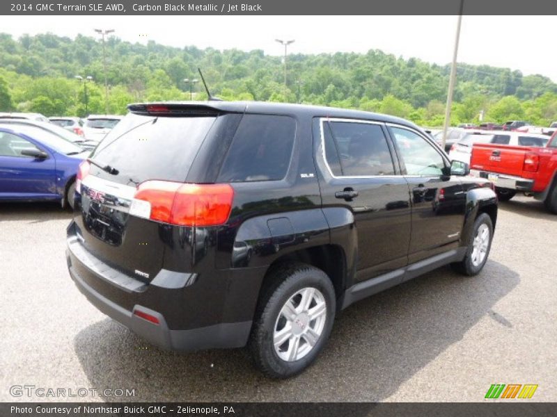 Carbon Black Metallic / Jet Black 2014 GMC Terrain SLE AWD