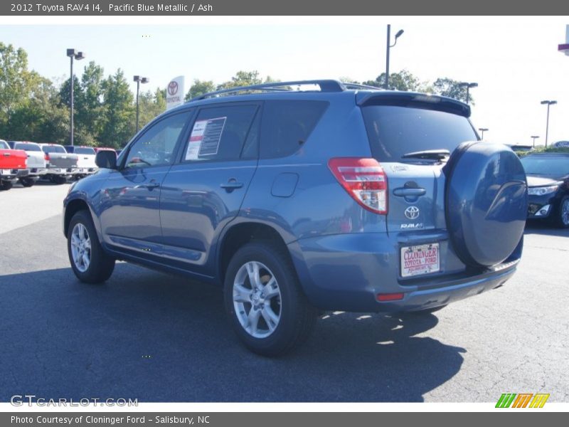 Pacific Blue Metallic / Ash 2012 Toyota RAV4 I4