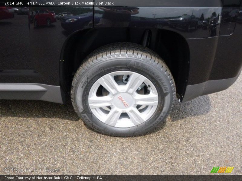 Carbon Black Metallic / Jet Black 2014 GMC Terrain SLE AWD