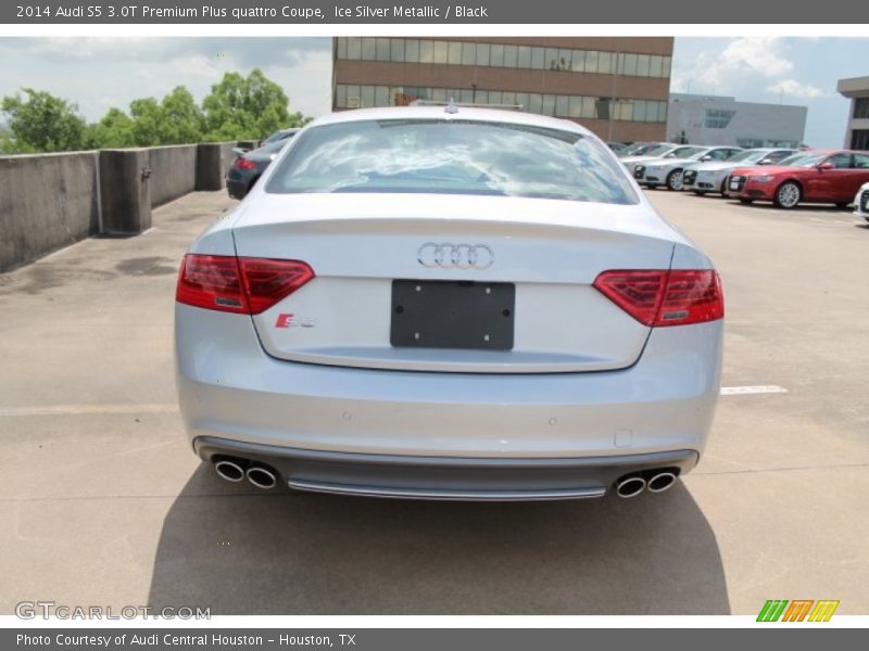 Ice Silver Metallic / Black 2014 Audi S5 3.0T Premium Plus quattro Coupe