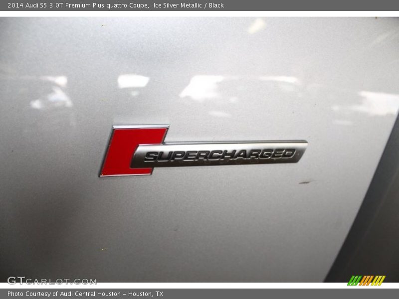 Ice Silver Metallic / Black 2014 Audi S5 3.0T Premium Plus quattro Coupe