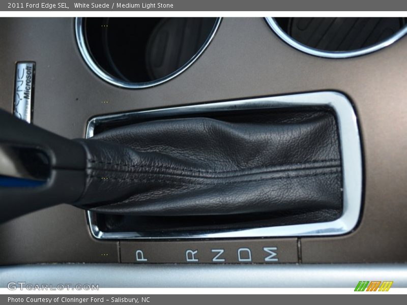 White Suede / Medium Light Stone 2011 Ford Edge SEL