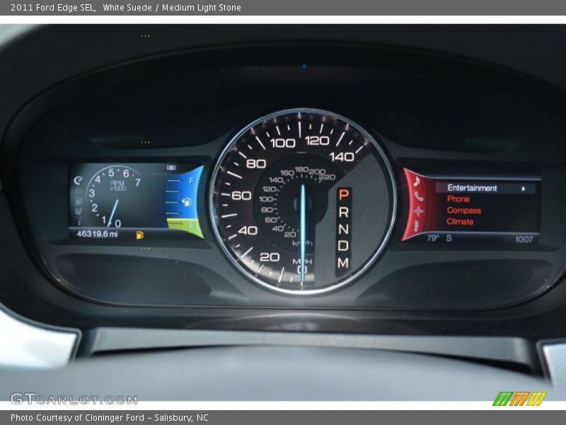 White Suede / Medium Light Stone 2011 Ford Edge SEL