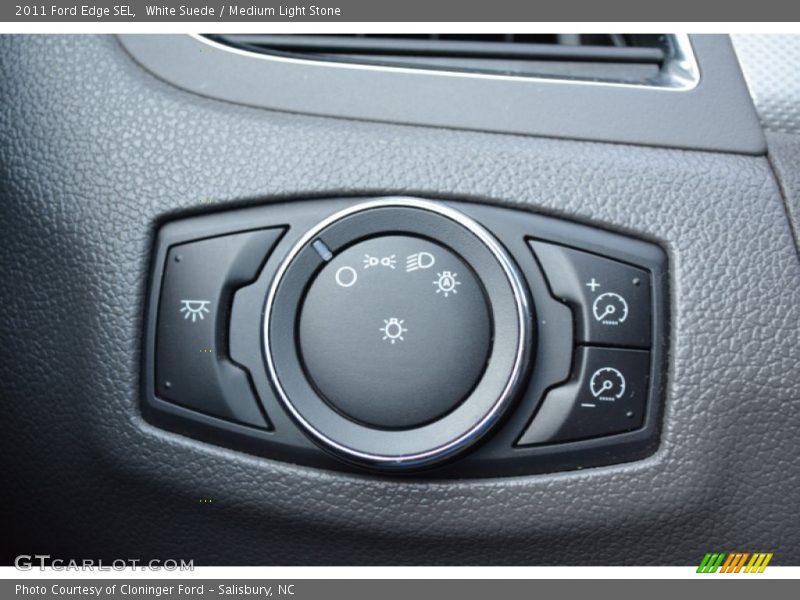 White Suede / Medium Light Stone 2011 Ford Edge SEL