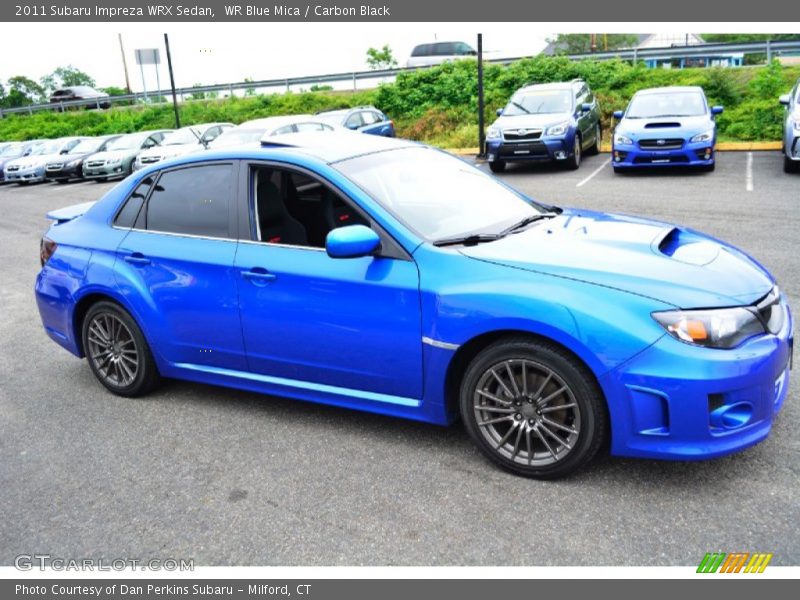WR Blue Mica / Carbon Black 2011 Subaru Impreza WRX Sedan