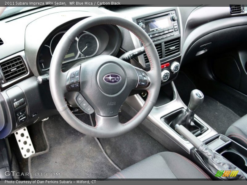 WR Blue Mica / Carbon Black 2011 Subaru Impreza WRX Sedan