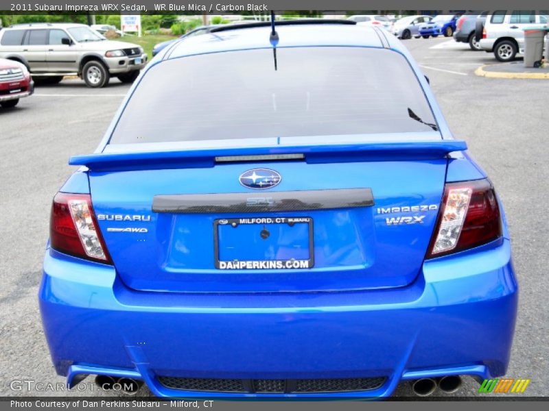 WR Blue Mica / Carbon Black 2011 Subaru Impreza WRX Sedan