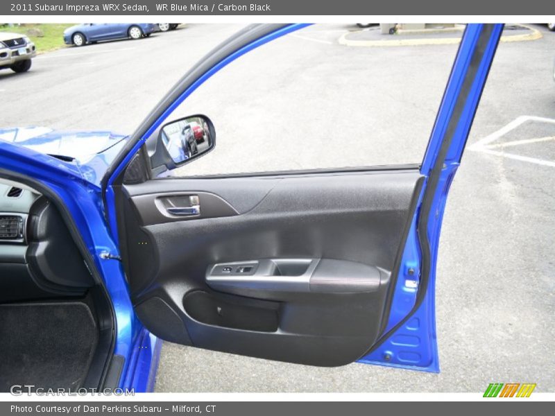 WR Blue Mica / Carbon Black 2011 Subaru Impreza WRX Sedan