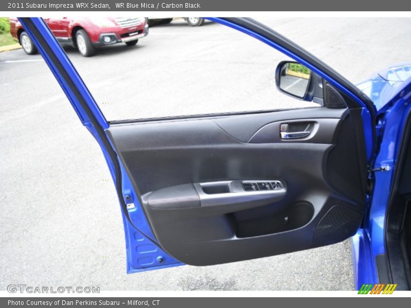 WR Blue Mica / Carbon Black 2011 Subaru Impreza WRX Sedan