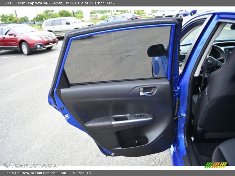WR Blue Mica / Carbon Black 2011 Subaru Impreza WRX Sedan
