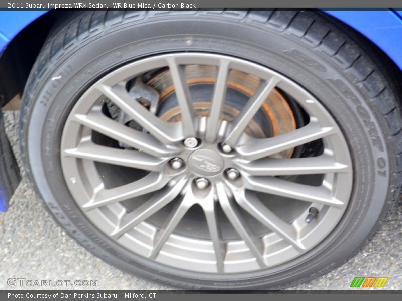 WR Blue Mica / Carbon Black 2011 Subaru Impreza WRX Sedan