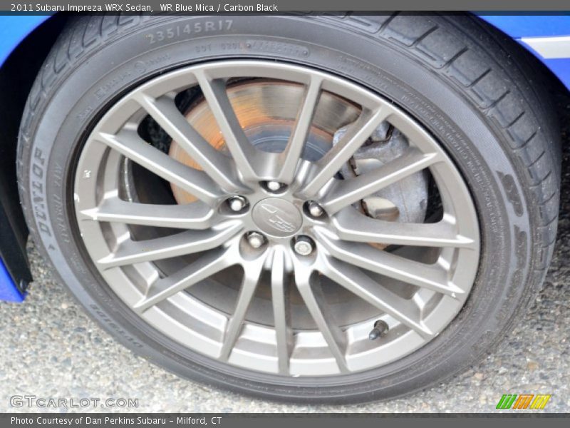 WR Blue Mica / Carbon Black 2011 Subaru Impreza WRX Sedan