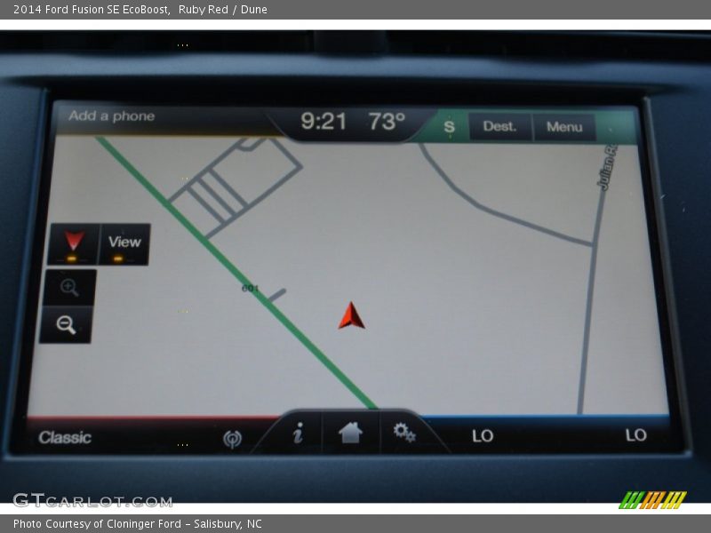 Ruby Red / Dune 2014 Ford Fusion SE EcoBoost