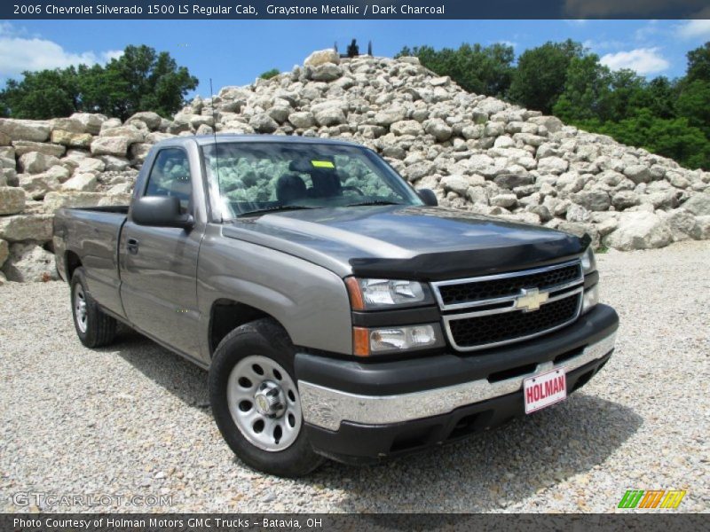 Graystone Metallic / Dark Charcoal 2006 Chevrolet Silverado 1500 LS Regular Cab