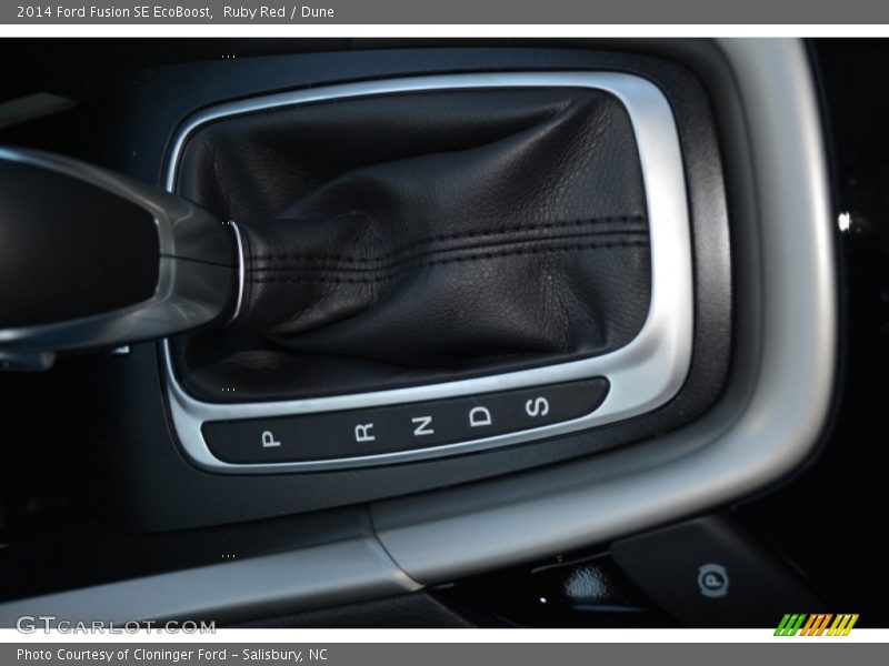 Ruby Red / Dune 2014 Ford Fusion SE EcoBoost