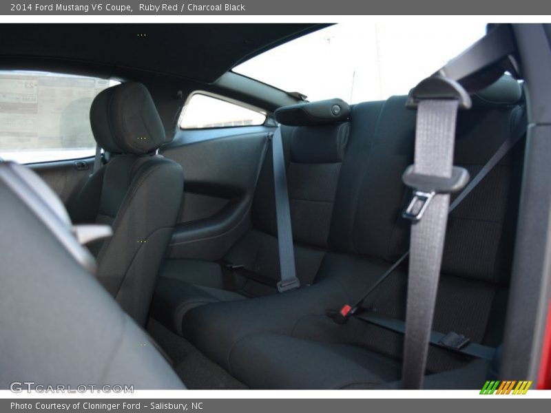 Ruby Red / Charcoal Black 2014 Ford Mustang V6 Coupe