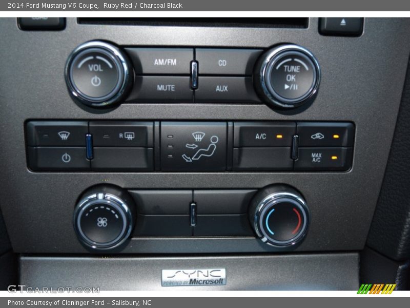 Ruby Red / Charcoal Black 2014 Ford Mustang V6 Coupe