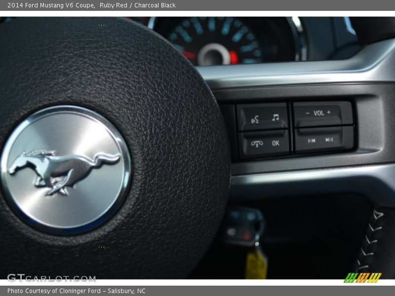 Ruby Red / Charcoal Black 2014 Ford Mustang V6 Coupe
