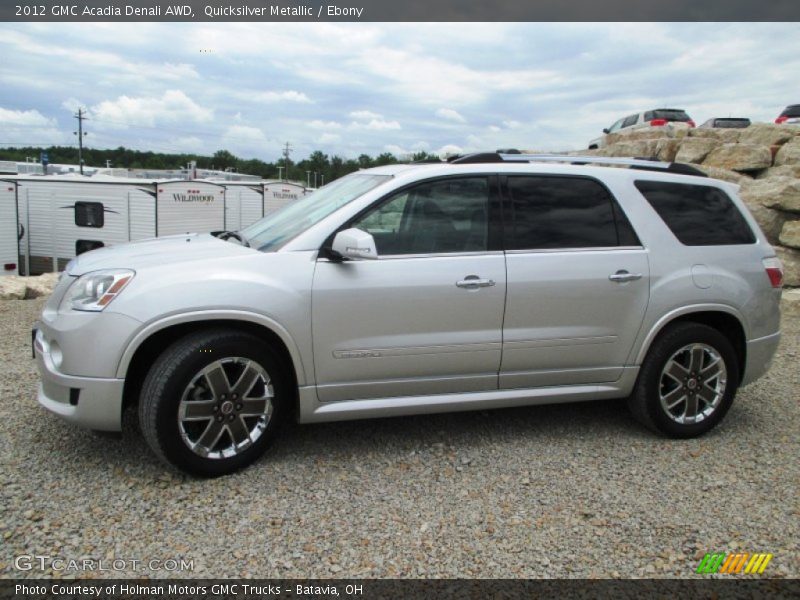 Quicksilver Metallic / Ebony 2012 GMC Acadia Denali AWD