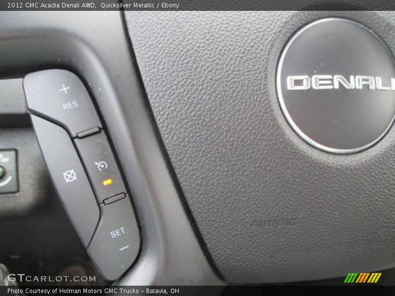 Quicksilver Metallic / Ebony 2012 GMC Acadia Denali AWD