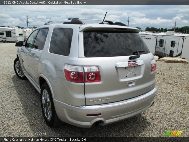 Quicksilver Metallic / Ebony 2012 GMC Acadia Denali AWD