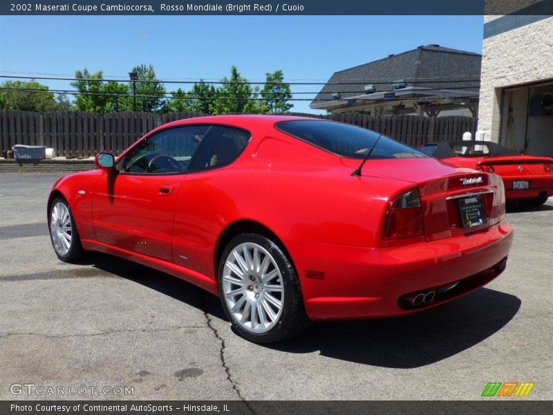 Rosso Mondiale (Bright Red) / Cuoio 2002 Maserati Coupe Cambiocorsa