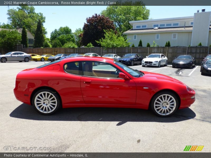 Rosso Mondiale (Bright Red) / Cuoio 2002 Maserati Coupe Cambiocorsa