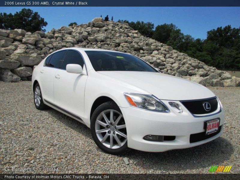 Crystal White / Black 2006 Lexus GS 300 AWD