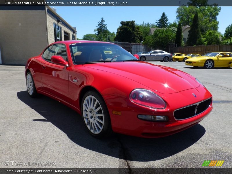 Rosso Mondiale (Bright Red) / Cuoio 2002 Maserati Coupe Cambiocorsa
