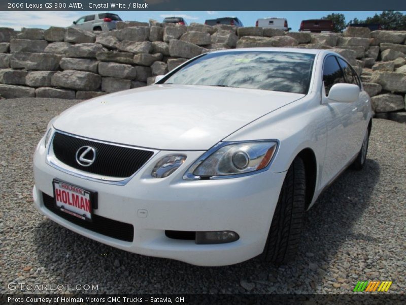 Crystal White / Black 2006 Lexus GS 300 AWD