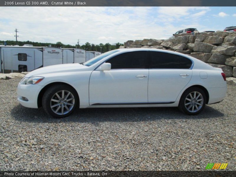Crystal White / Black 2006 Lexus GS 300 AWD