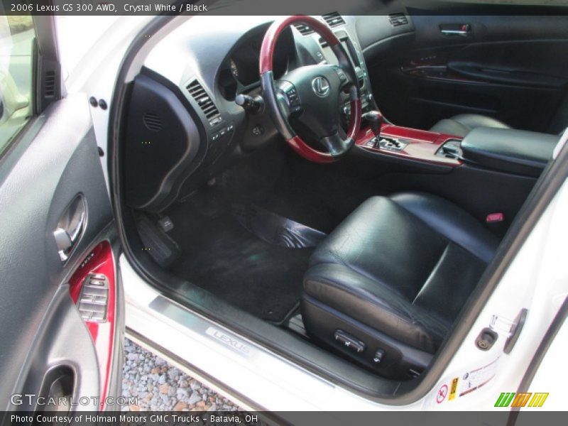 Crystal White / Black 2006 Lexus GS 300 AWD