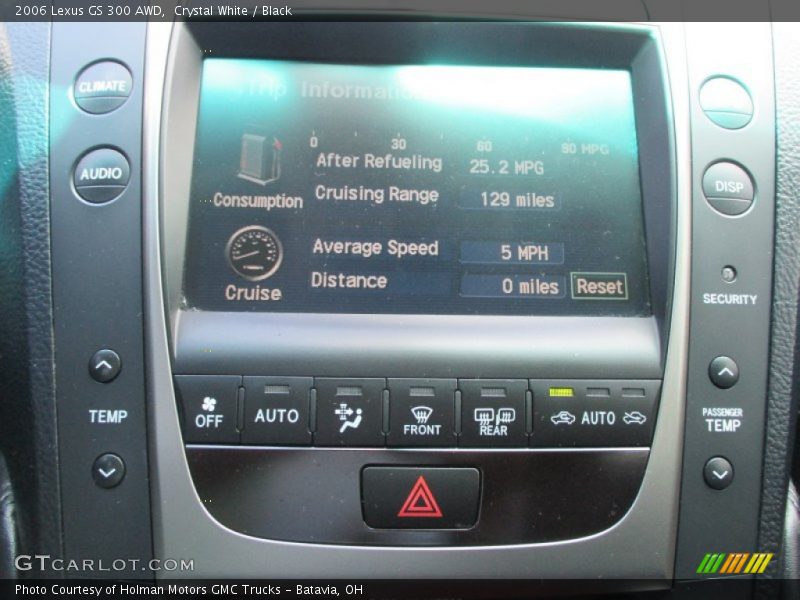 Crystal White / Black 2006 Lexus GS 300 AWD
