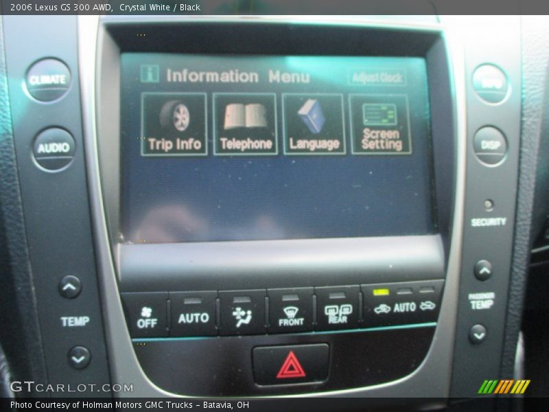Crystal White / Black 2006 Lexus GS 300 AWD