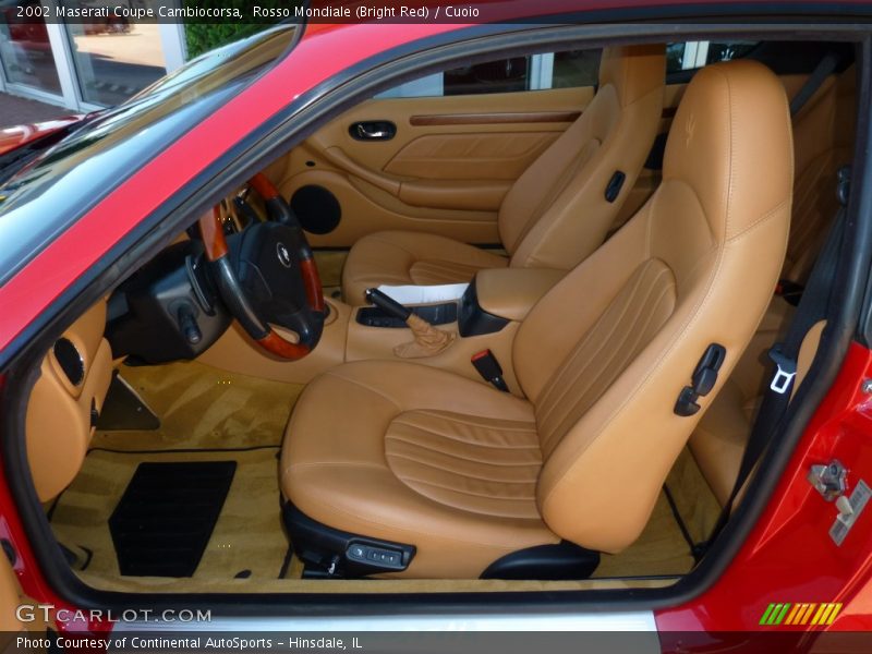 Front Seat of 2002 Coupe Cambiocorsa