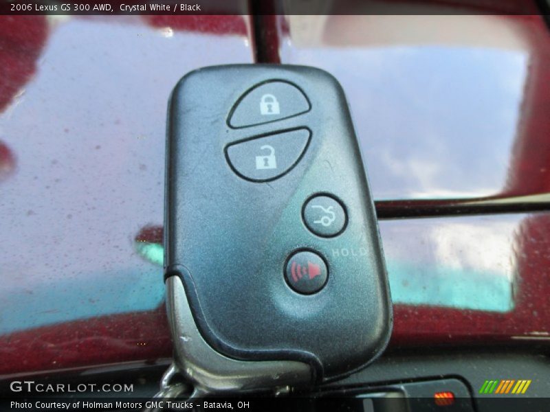 Crystal White / Black 2006 Lexus GS 300 AWD
