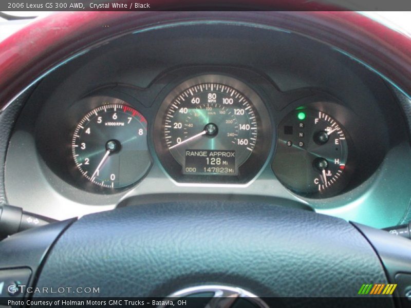 Crystal White / Black 2006 Lexus GS 300 AWD