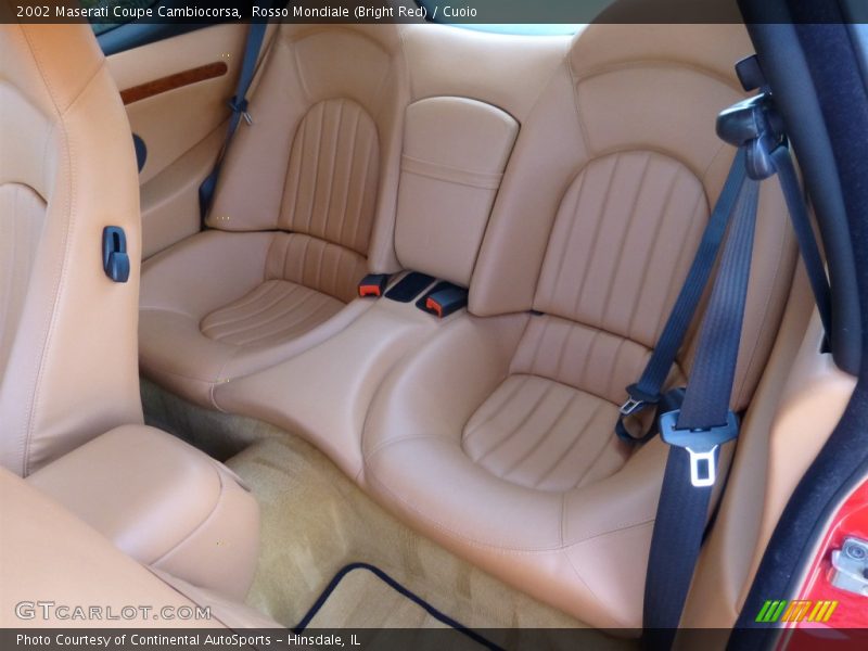 Rear Seat of 2002 Coupe Cambiocorsa