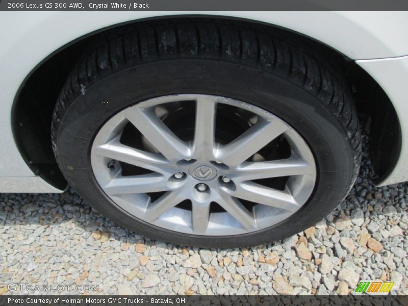 Crystal White / Black 2006 Lexus GS 300 AWD