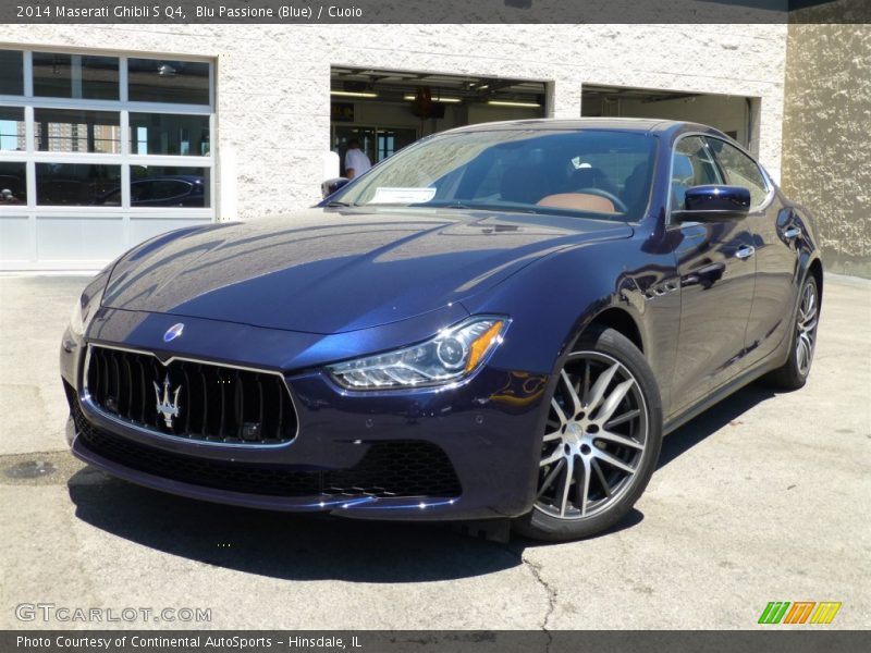 Blu Passione (Blue) / Cuoio 2014 Maserati Ghibli S Q4