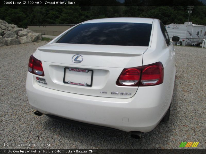 Crystal White / Black 2006 Lexus GS 300 AWD