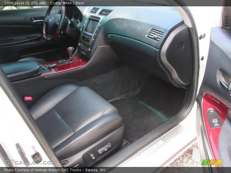 Crystal White / Black 2006 Lexus GS 300 AWD
