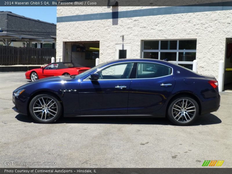 Blu Passione (Blue) / Cuoio 2014 Maserati Ghibli S Q4