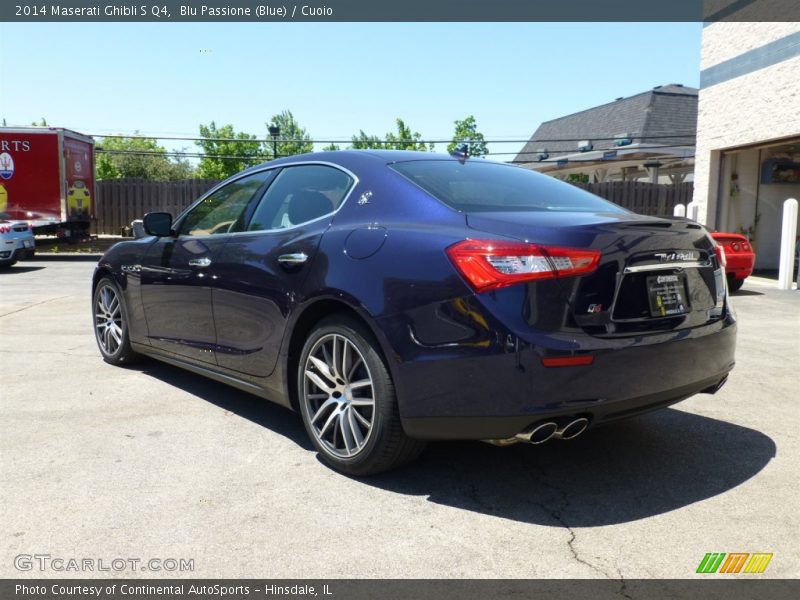 Blu Passione (Blue) / Cuoio 2014 Maserati Ghibli S Q4