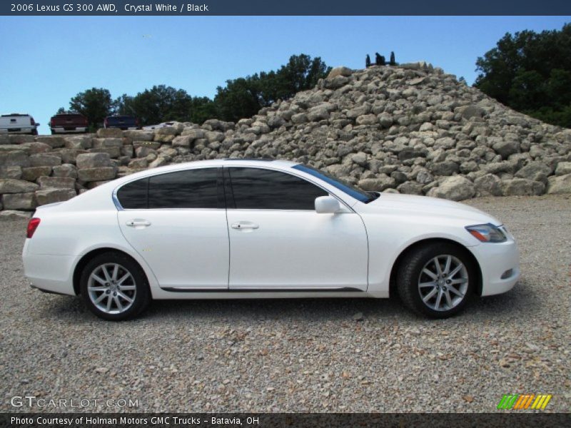 Crystal White / Black 2006 Lexus GS 300 AWD