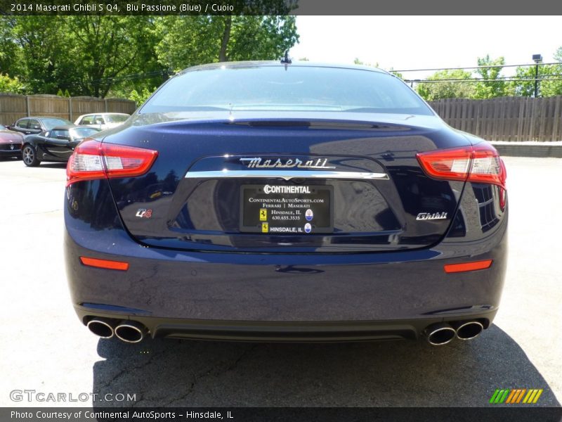 Blu Passione (Blue) / Cuoio 2014 Maserati Ghibli S Q4
